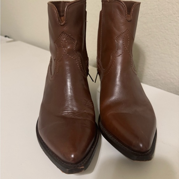 Frye Women’s Shane Short Whiskey Boots Size 8 - Picture 2 of 7